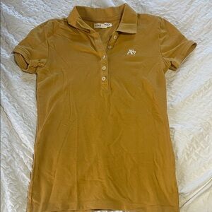 Aeropostale Brown Short Sleeve Polo Tee